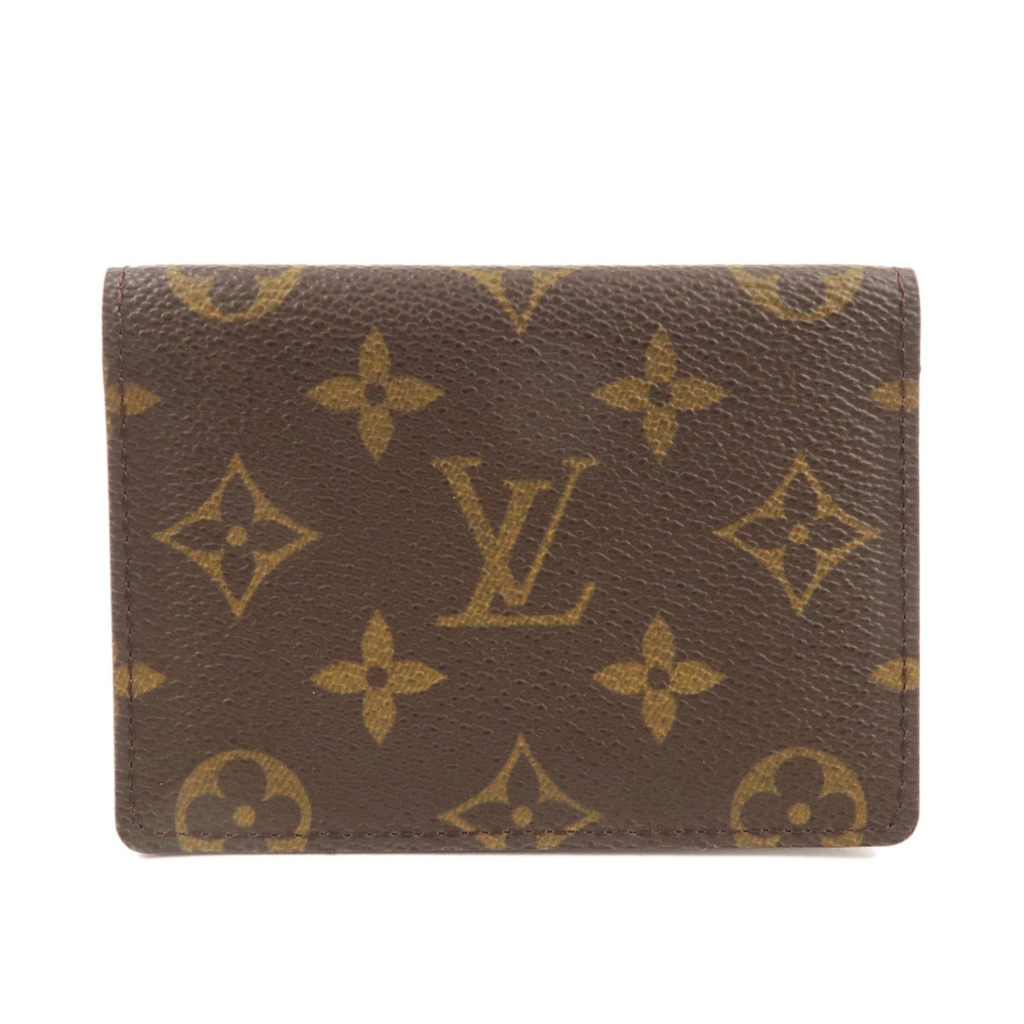 Louis Vuitton Monogram Porto 2 Cult Vertical Card Case M60533