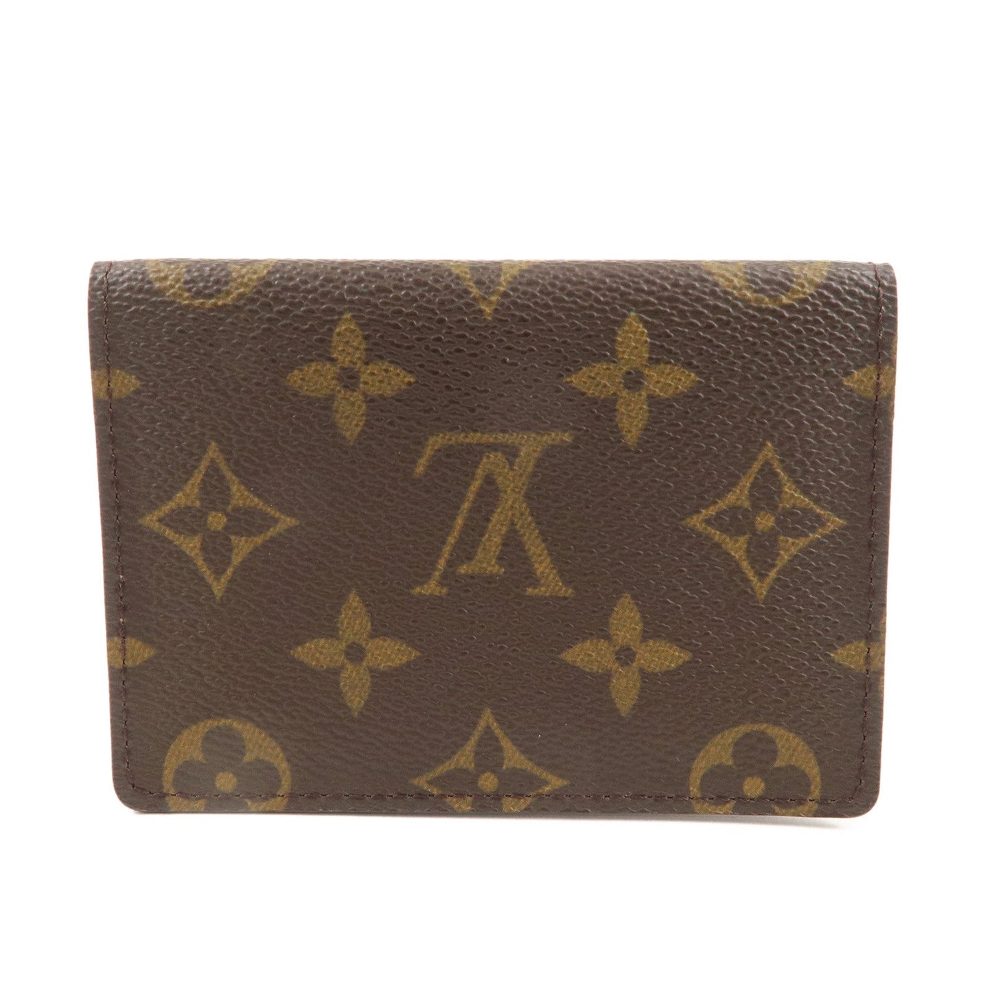 Louis Vuitton Monogram Porto 2 Cult Vertical Card Case M60533