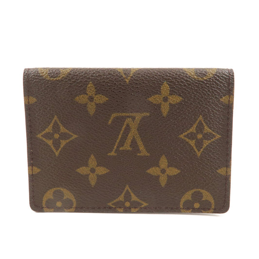 Louis Vuitton Monogram Porto 2 Cult Vertical Card Case M60533