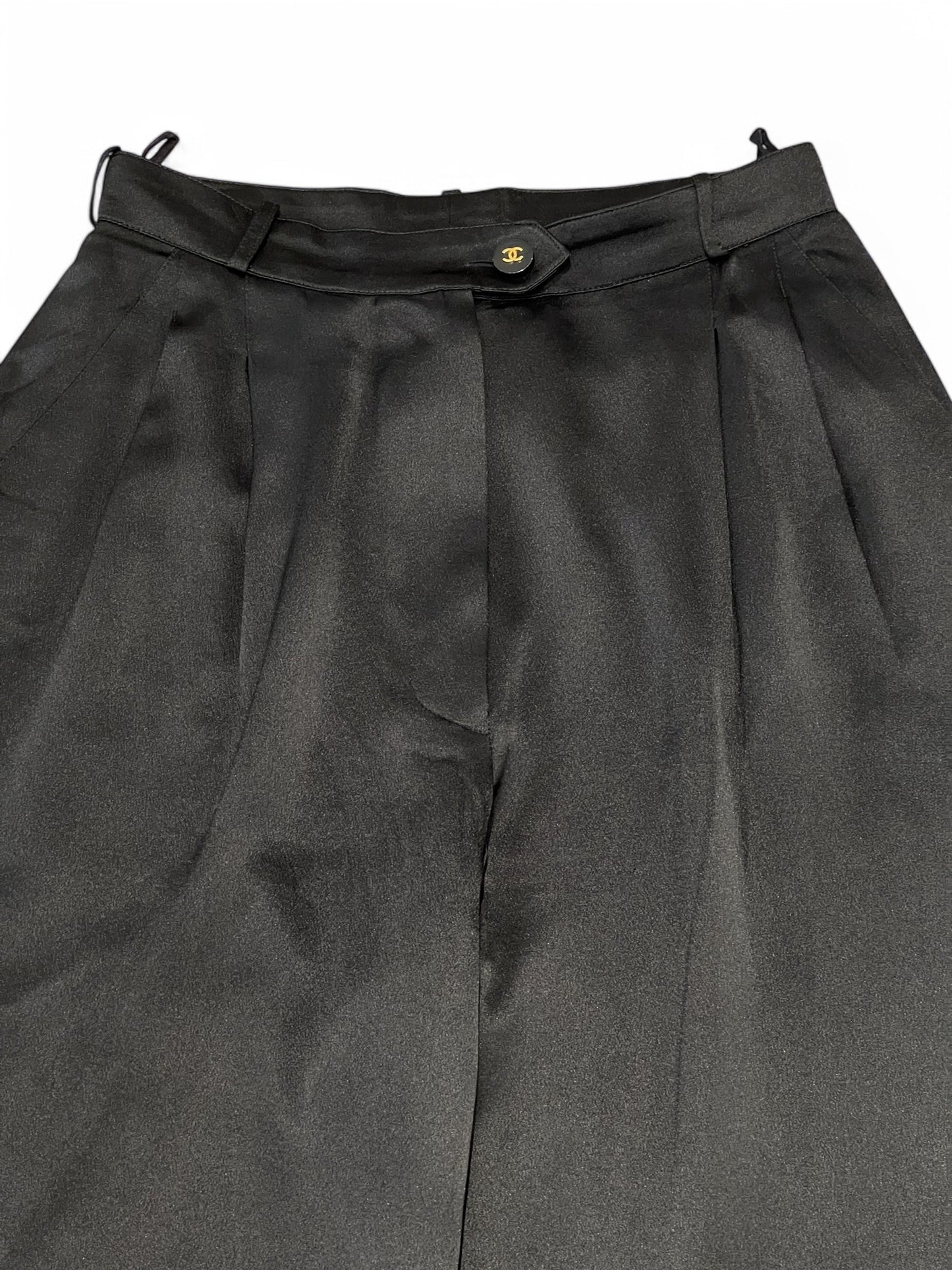 Chanel - Pantalon en soie T36
