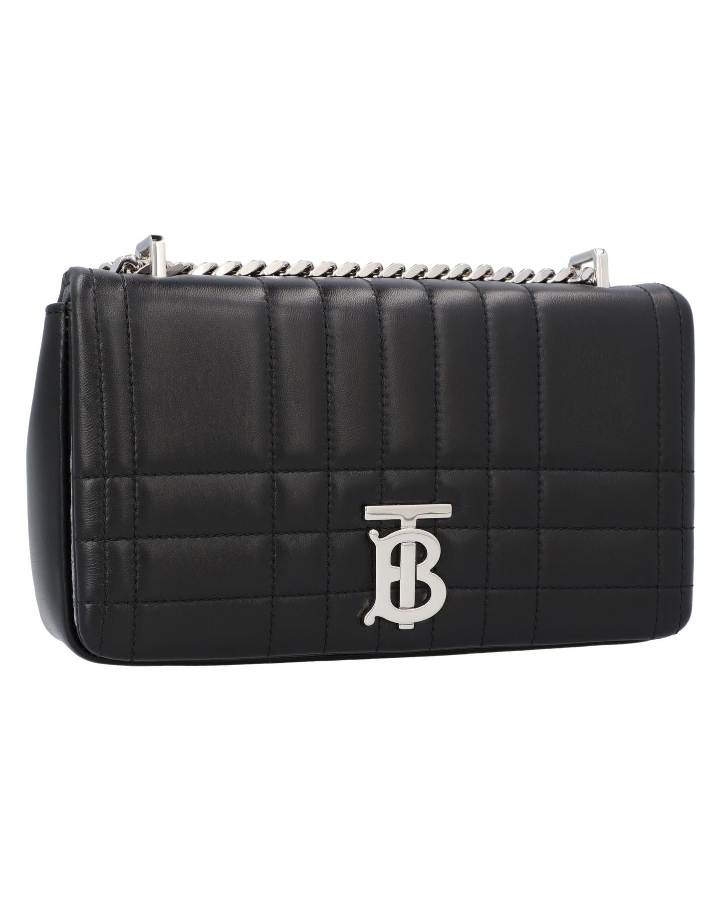 Burberry TB Bag Quilted Leather Shoulder Bag Women Black | Black