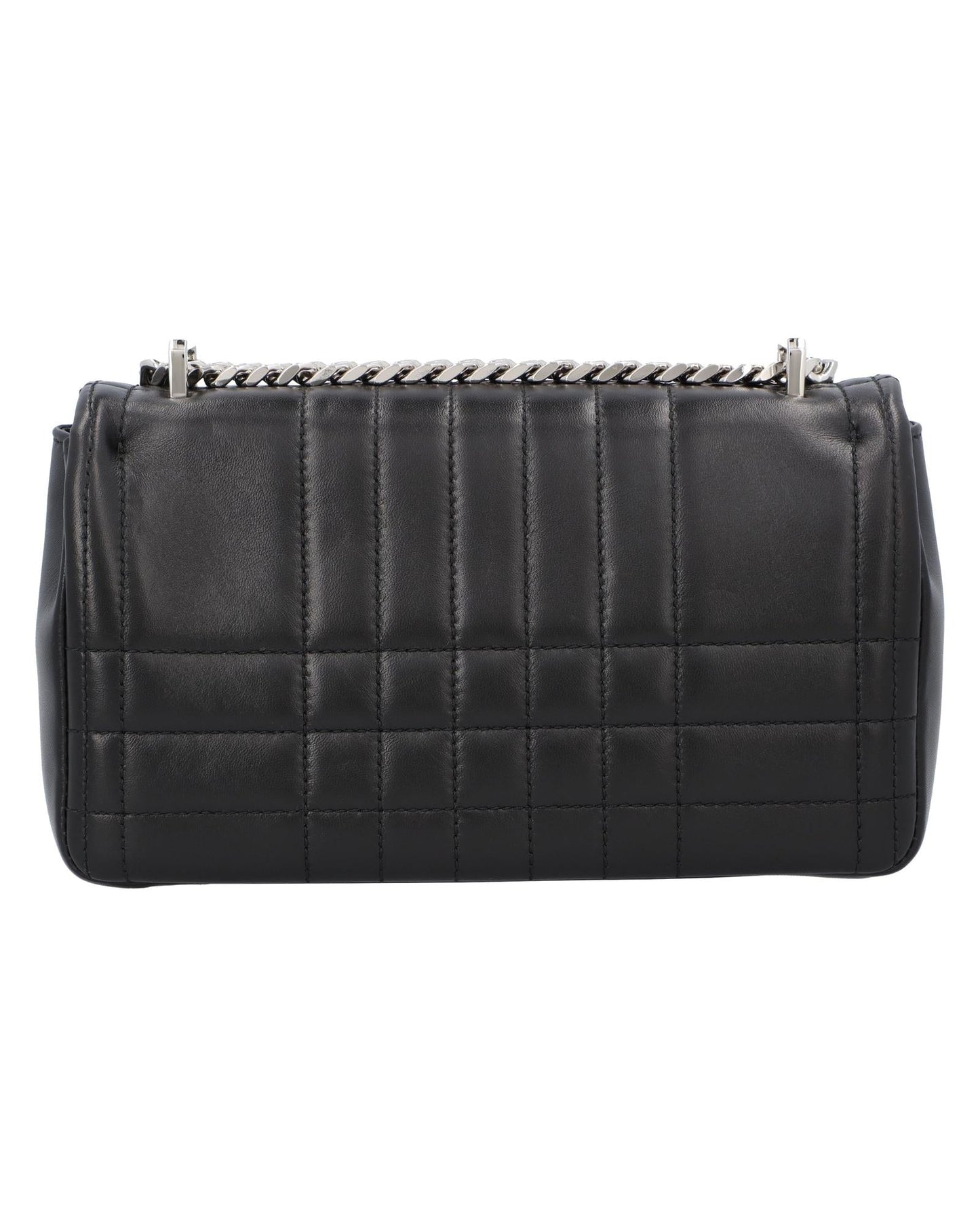 Burberry TB Bag Quilted Leather Shoulder Bag Women Black | Black