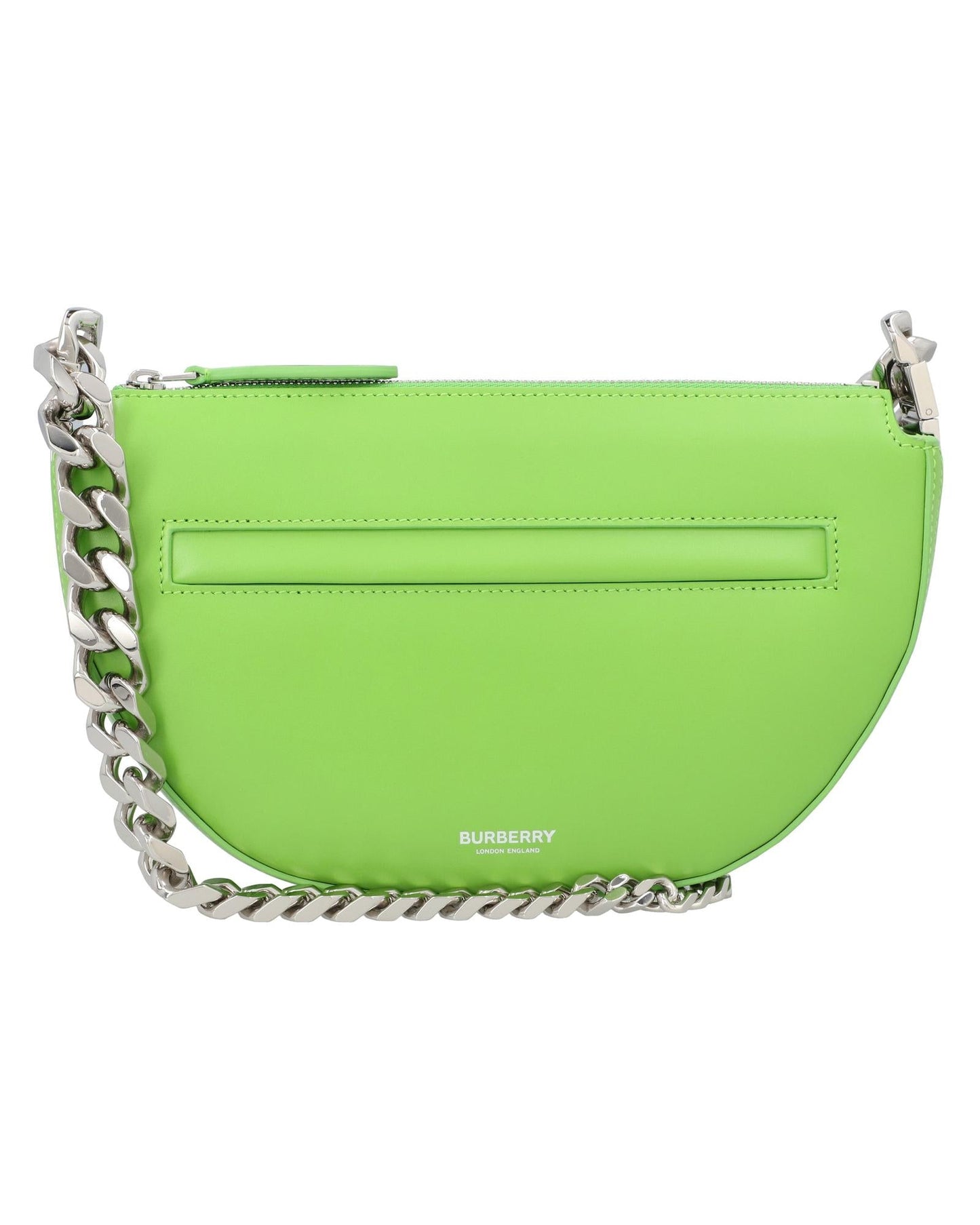Burberry Lola HalfMoon Chain Bag Women Green | Green Shoulder Bags ONE SIZE green | green