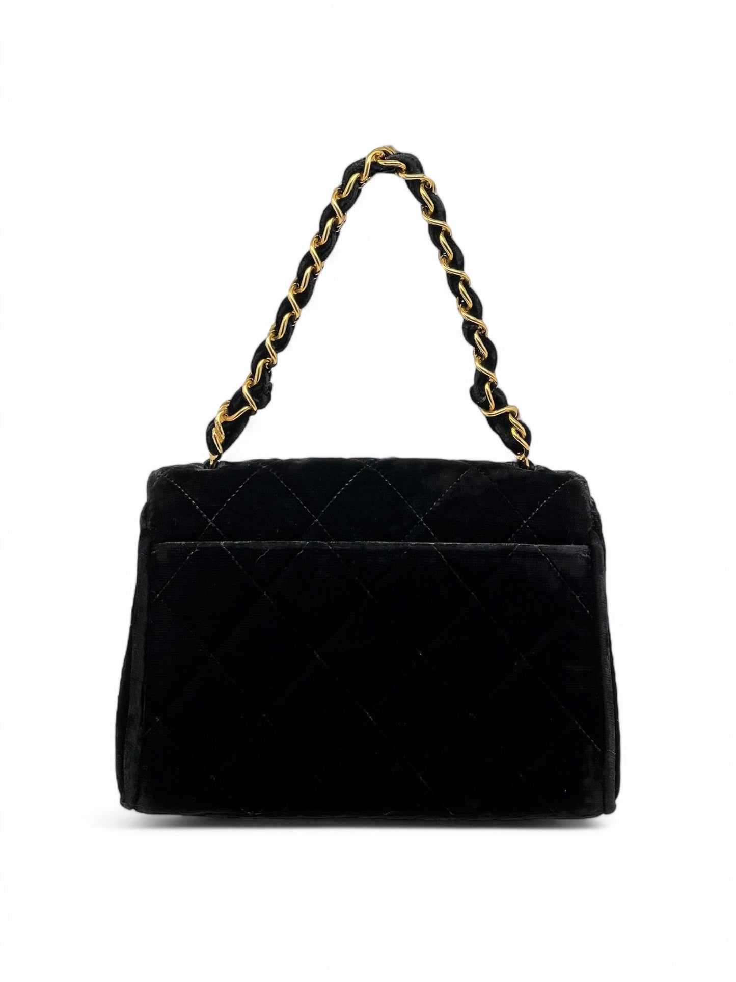 Chanel - Sac à rabat en velours