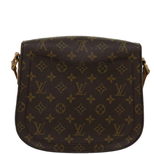 LOUIS VUITTON Monogram Saint Cloud GM Shoulder Bag M51242 LV Auth 37567