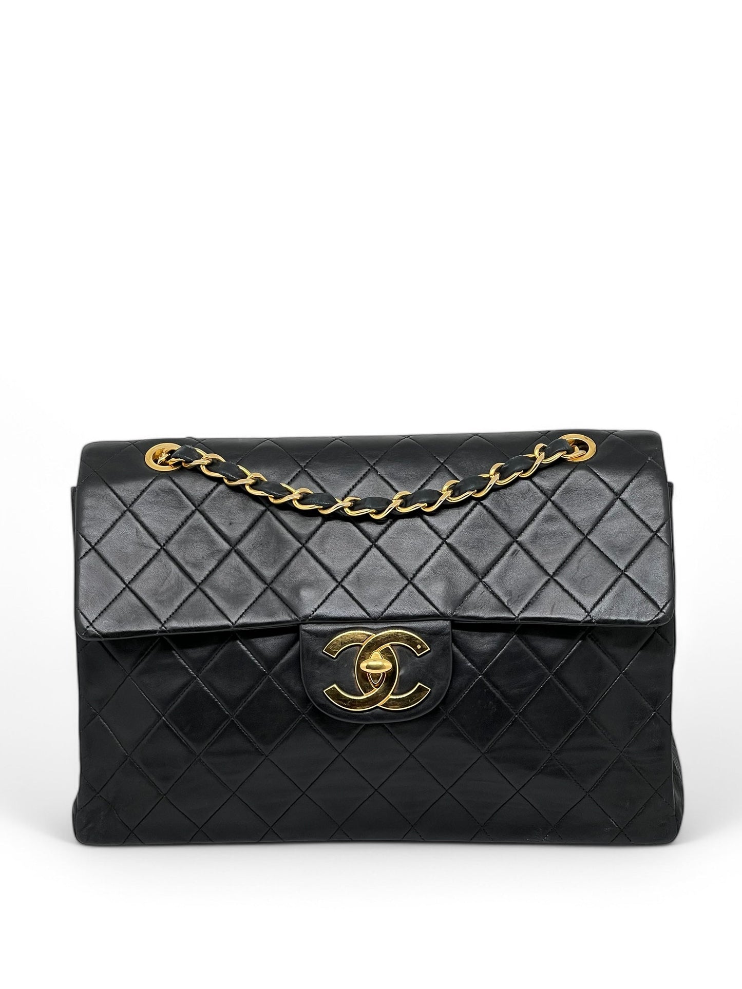 Chanel - Sac Maxi Jumbo vintage 1991-1994