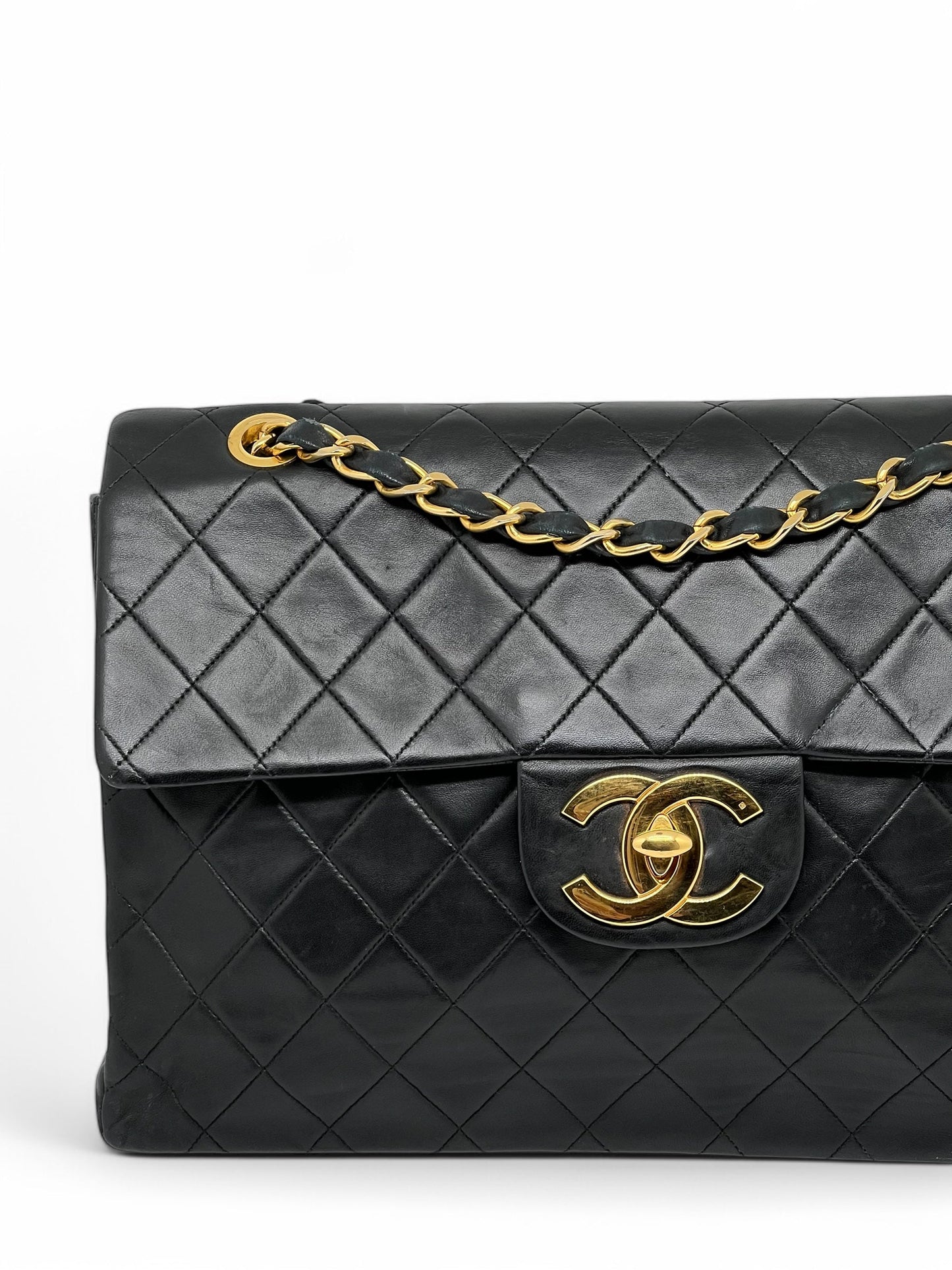 Chanel - Sac Maxi Jumbo vintage 1991-1994