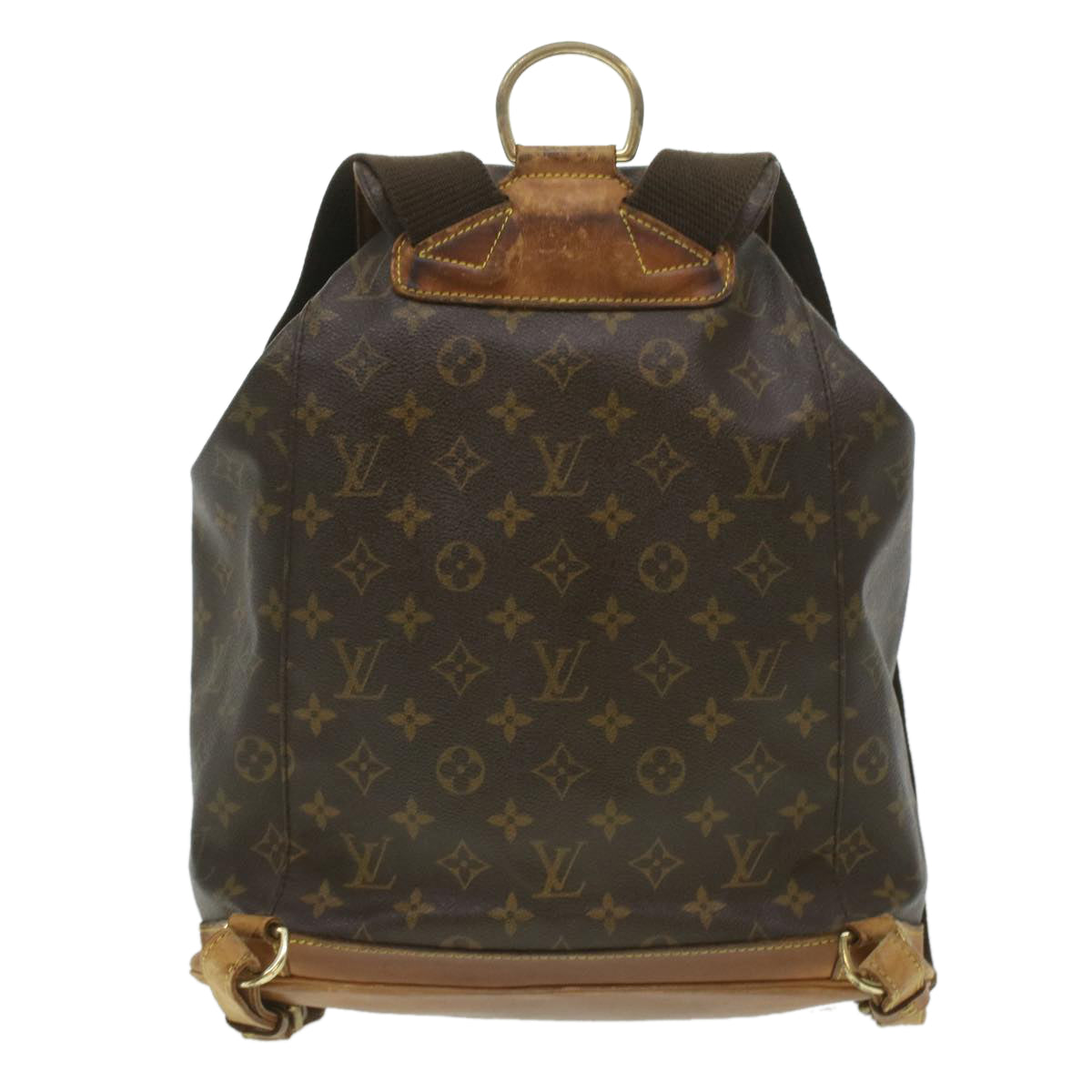 LOUIS VUITTON Monogram Montsouris GM Backpack M51135 LV Auth 37662