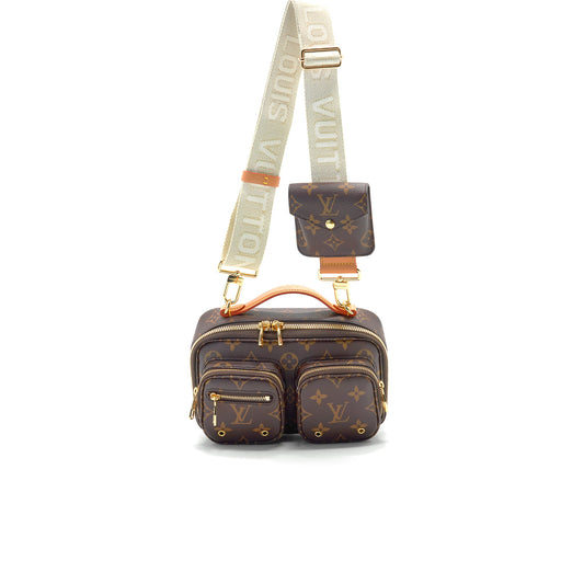 Louis Vuitton Utility Crossbody Monogram Canvas Bag