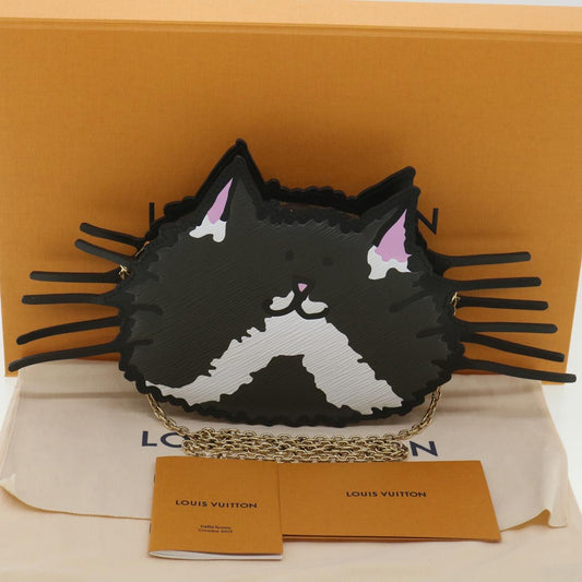 LOUIS VUITTON Epi GRACE CODDINGTON 2019 Catogram grey epi Cat crossbody 37881A