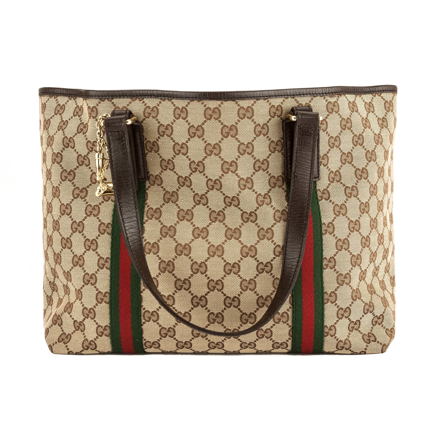 G*G GG Monogram Canvas Large Jolicoeur Tote Bag (Pre Owned)