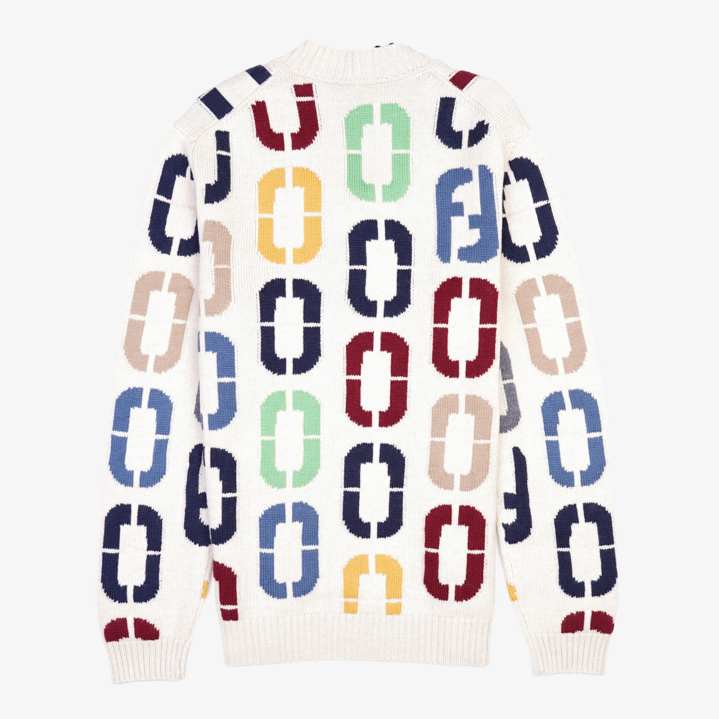 Fendi Womens Knit Jumper Multicolour IT 54 / UK XXL