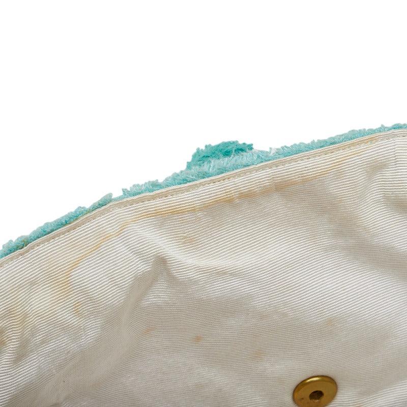 Chanel Pillage Rucksack Backpack Green Multicolor Cotton Lady Chanel