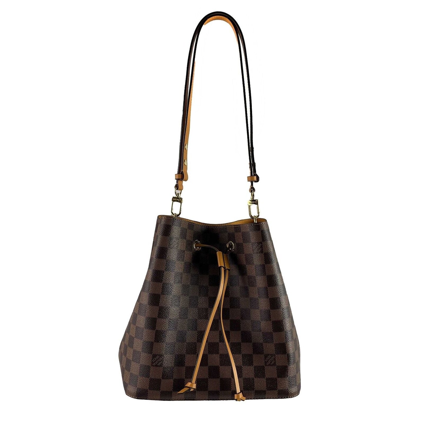 LOUIS VUITTON New w/o Tags Damier ebene NeoNoe Safran Brown Crossbody Handbag