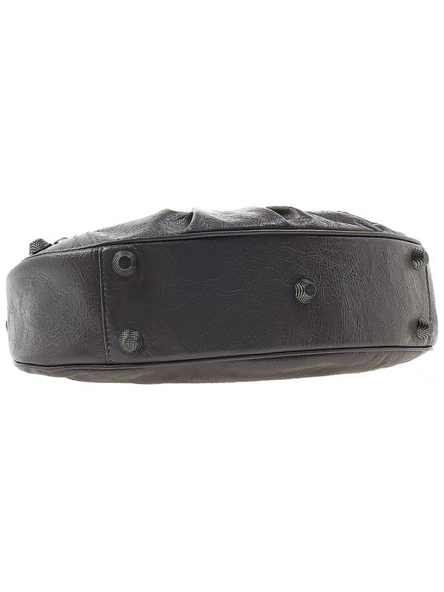 Luxury Balenciaga  Le Cagole Small Leather Shoulder Bag Grey