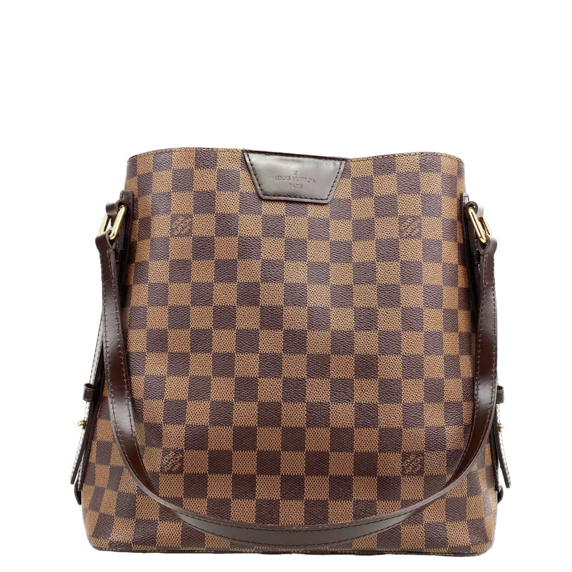 Louis Vuitton Cabas Rivington Damier Ebene Canvas Tote