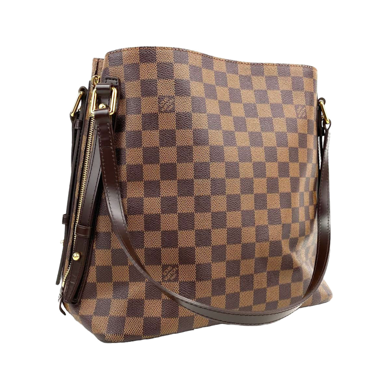 Louis Vuitton Cabas Rivington Damier Ebene Canvas Tote
