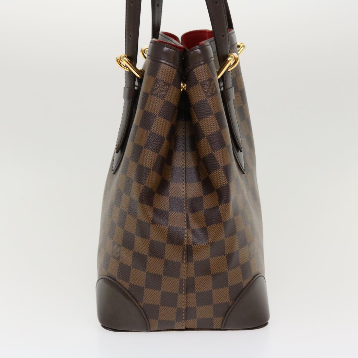 LOUIS VUITTON Damier Ebene Hampstead MM Tote Bag N51204 LV Auth 38068A