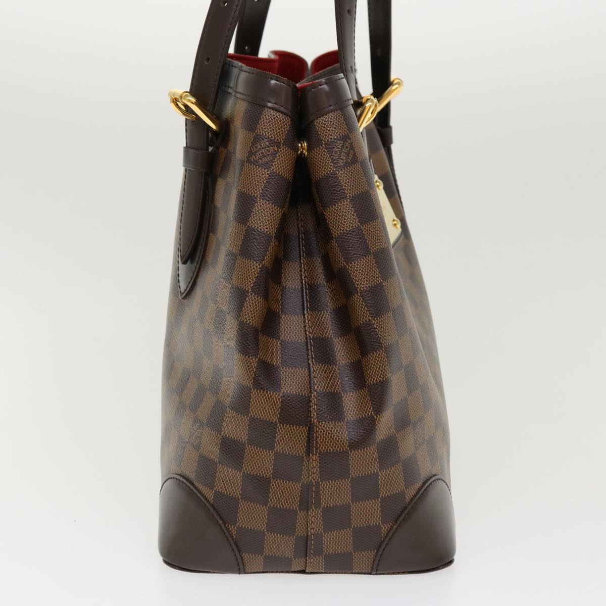 LOUIS VUITTON Damier Ebene Hampstead MM Tote Bag N51204 LV Auth 38068A