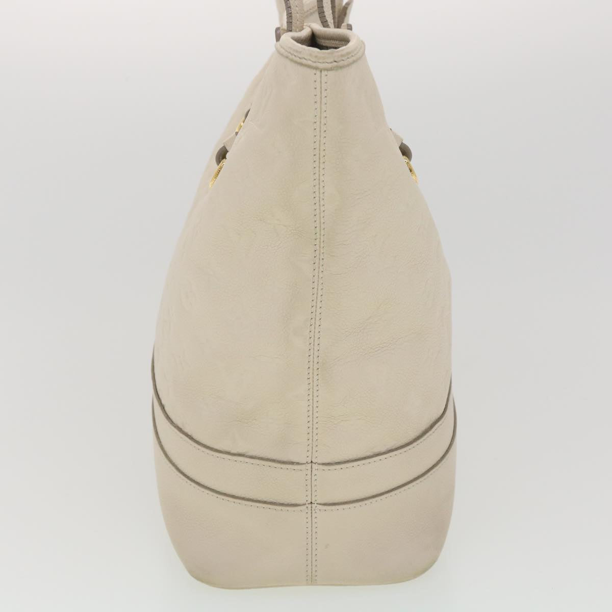 LOUIS VUITTON Monogram Empreinte Citadine PM Tote Bag White M40554 LV Auth 38090
