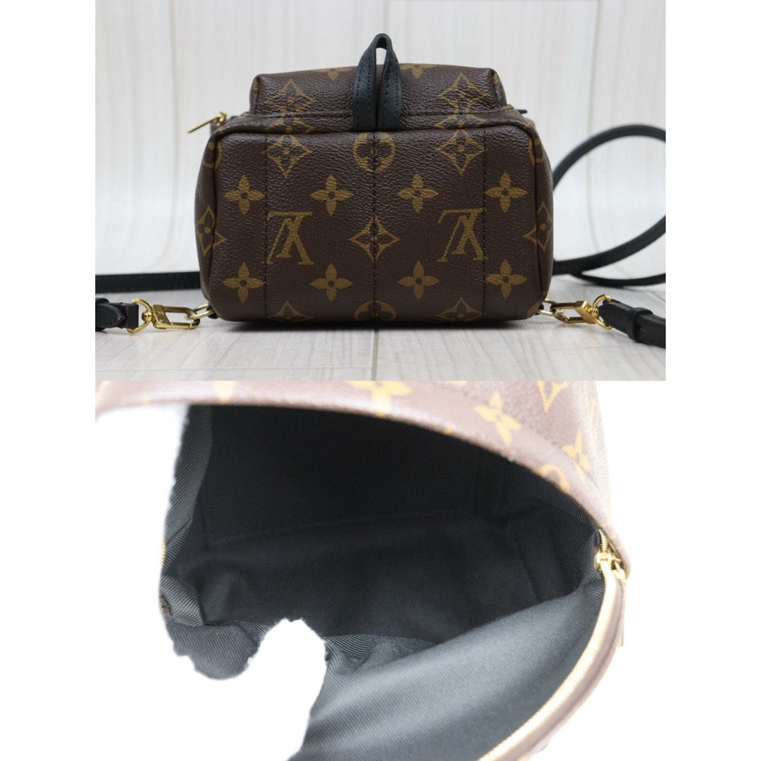 Very Good ( Rank A) ｜  LV Monogram Coated Canvas Mini Palm Springs Backpack｜S25033010