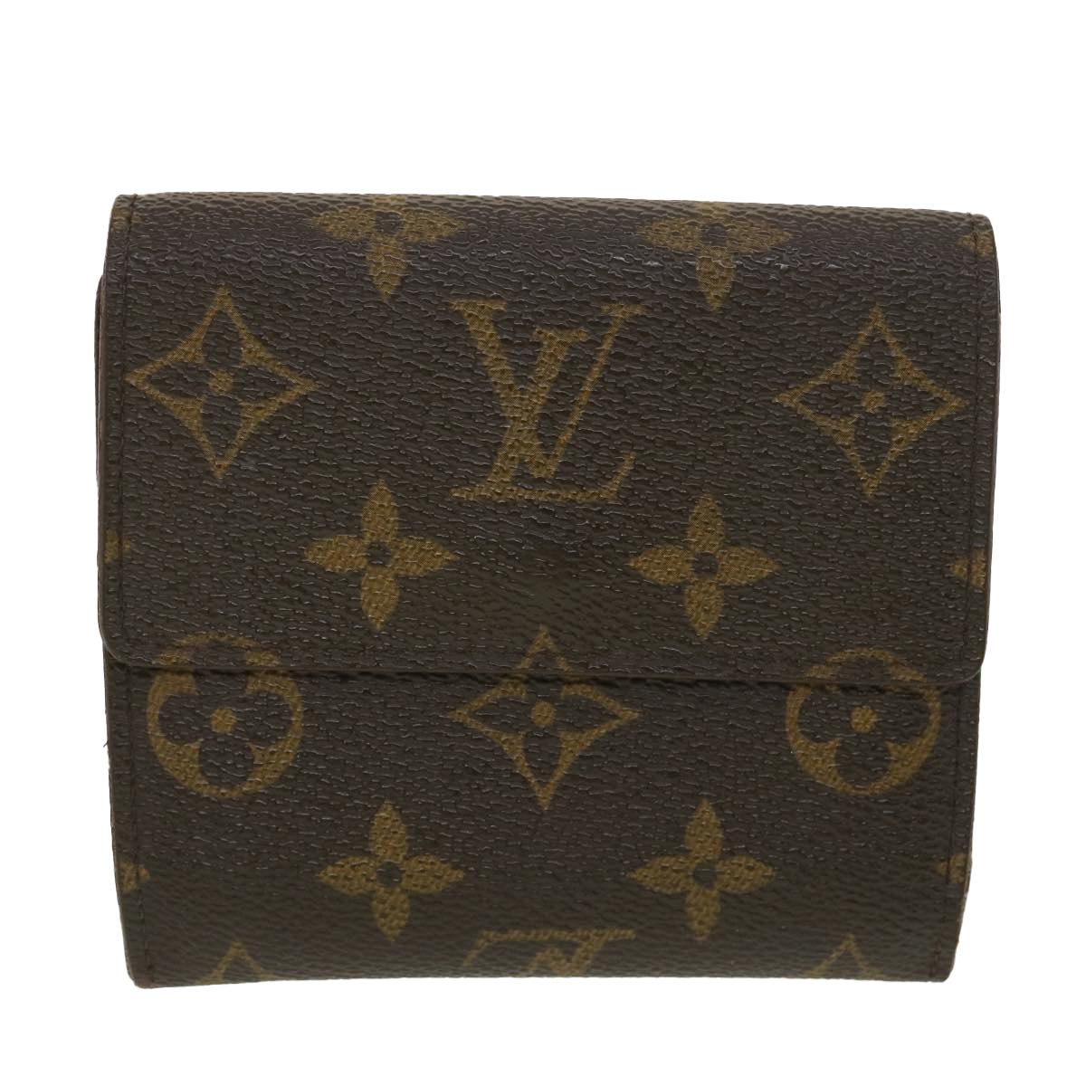 LOUIS VUITTON Monogram Portefeuille Elise Wallet M61654 LV Auth 38169
