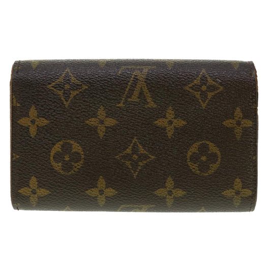 LOUIS VUITTON Monogram Portefeuille International Long Wallet M61217 Auth 38170