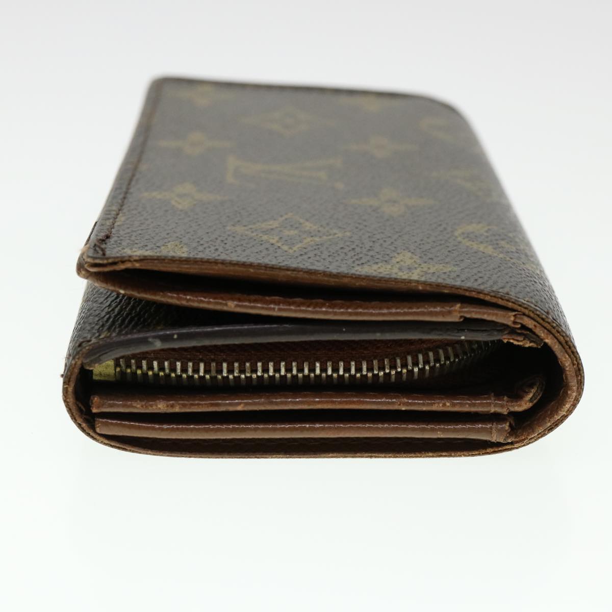 LOUIS VUITTON Monogram Portefeuille International Long Wallet M61217 Auth 38170