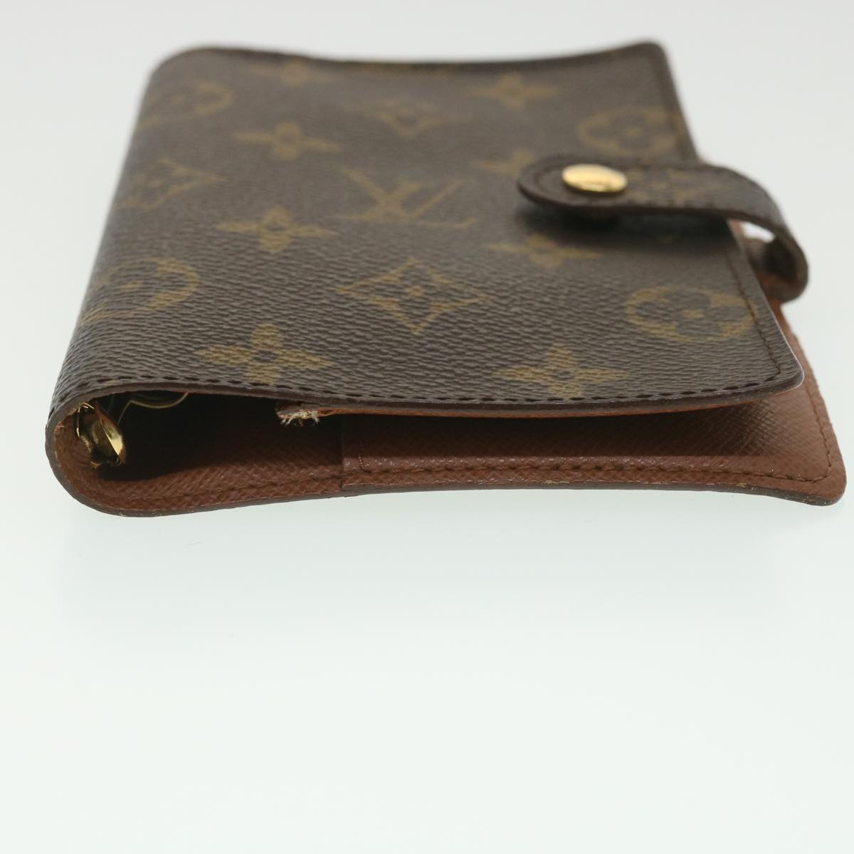 LOUIS VUITTON Monogram Agenda PM Day Planner Cover R20005 LV Auth 38331