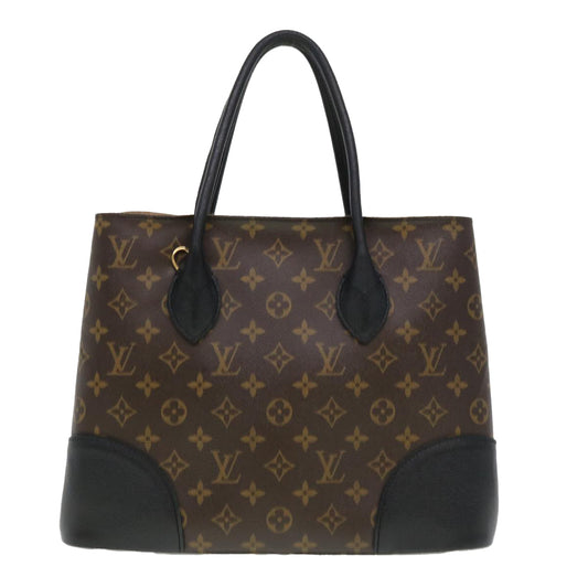 LOUIS VUITTON Monogram Flandrin Tote Bag Black M41595 LV Auth 38344