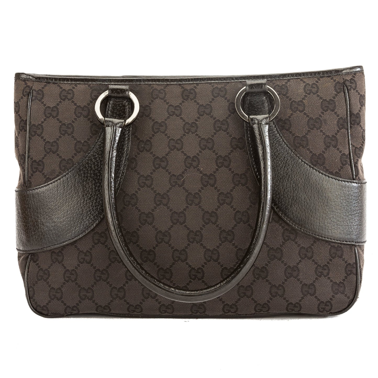 G*G Black GG Monogram Canvas Tote Bag (Pre Owned)