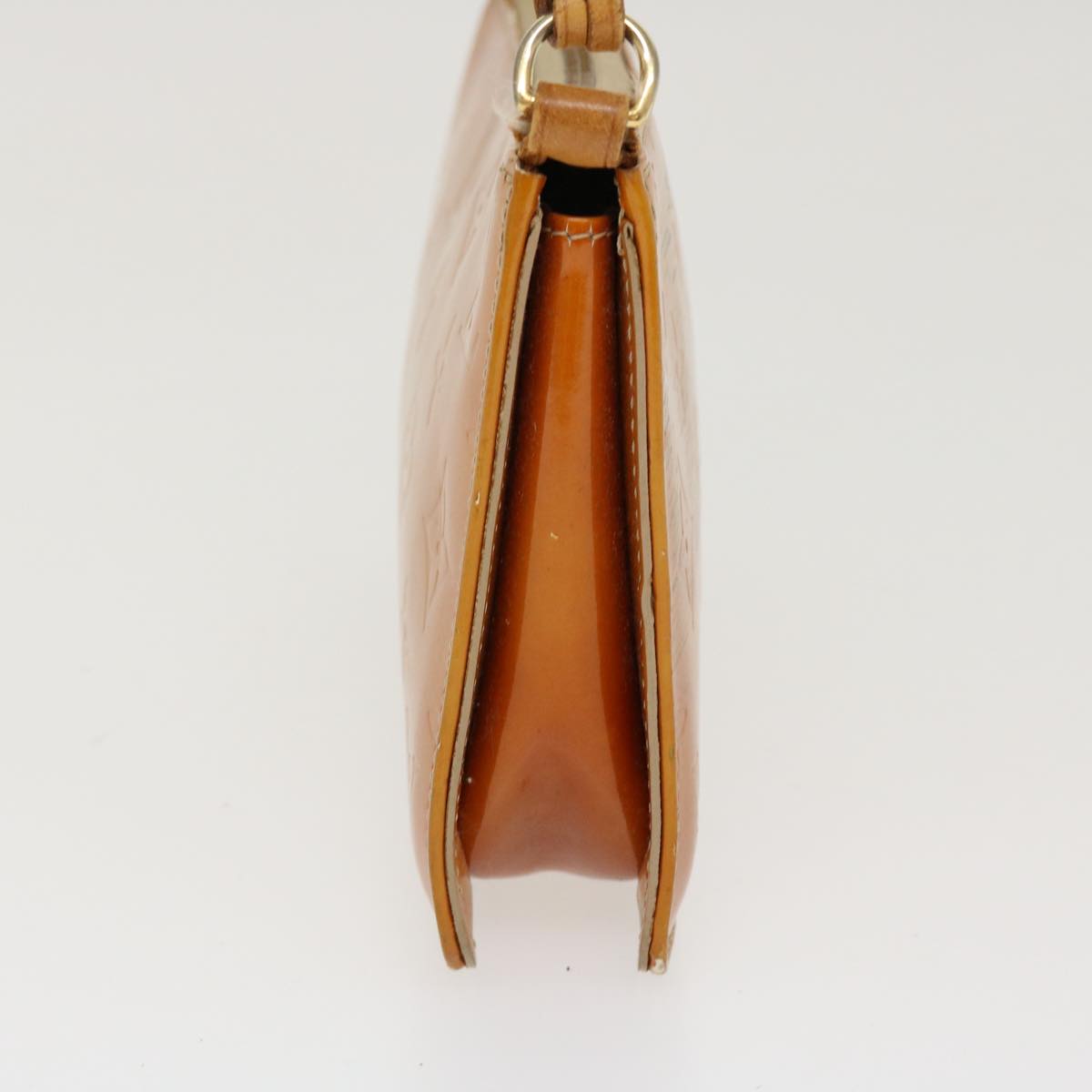 LOUIS VUITTON Monogram Vernis Lexington Accessory Pouch Beige M91010 Auth 38448