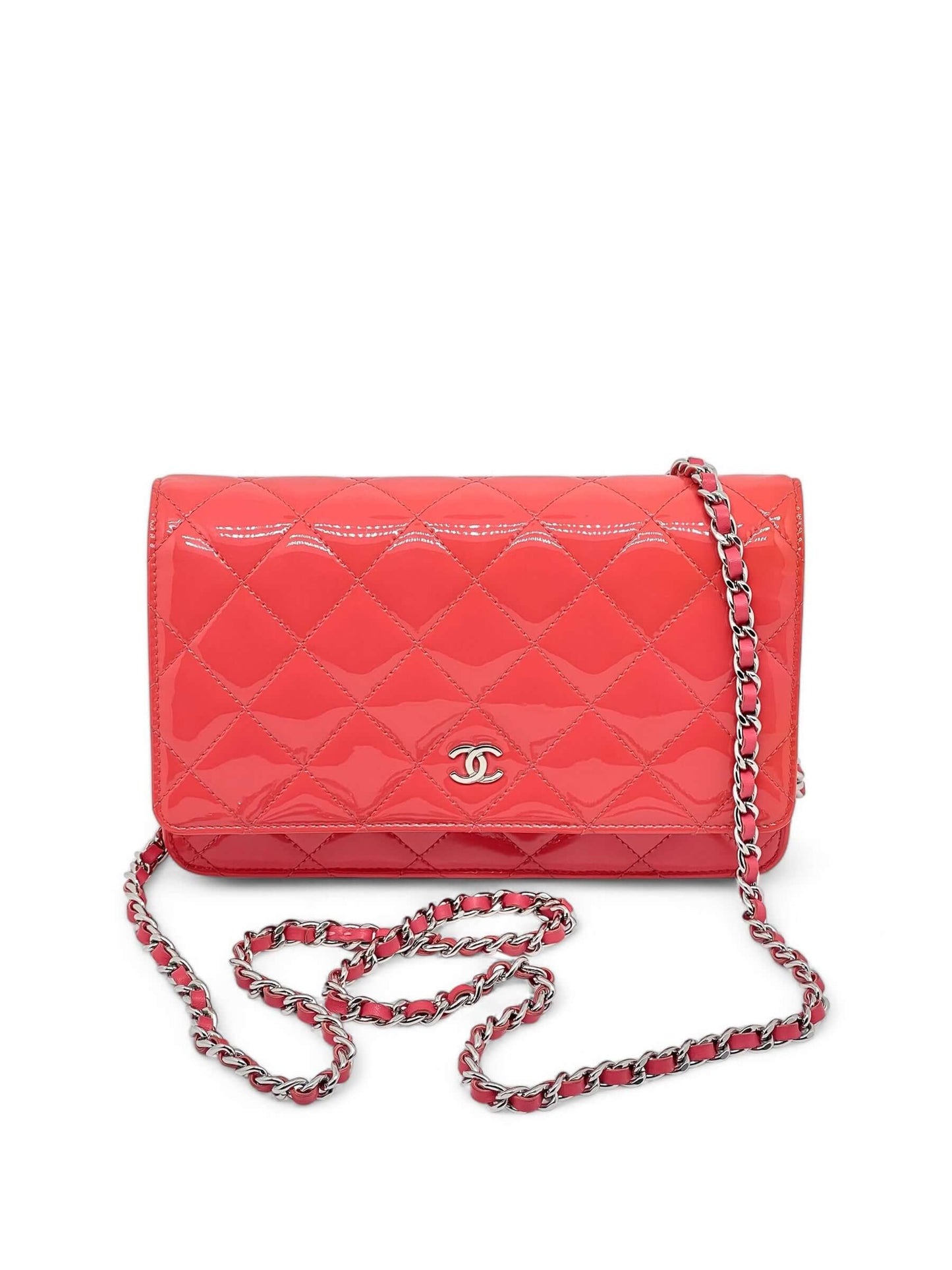 Chanel - Sac Wallet on chain corail