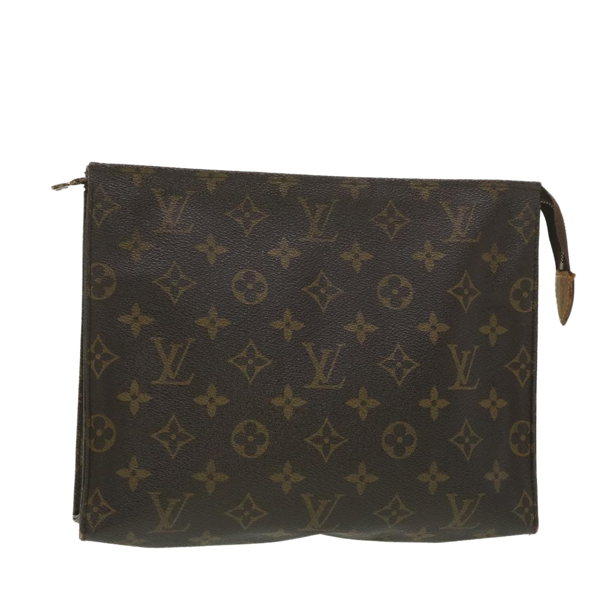 LOUIS VUITTON Monogram Poche Toilette 26 Pouch M47542 LV Auth 38575