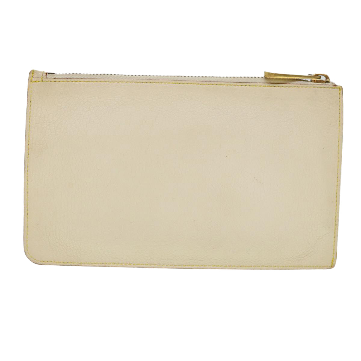 LOUIS VUITTON Suhari Anseparable GM Pouch White M91941 LV Auth 38578