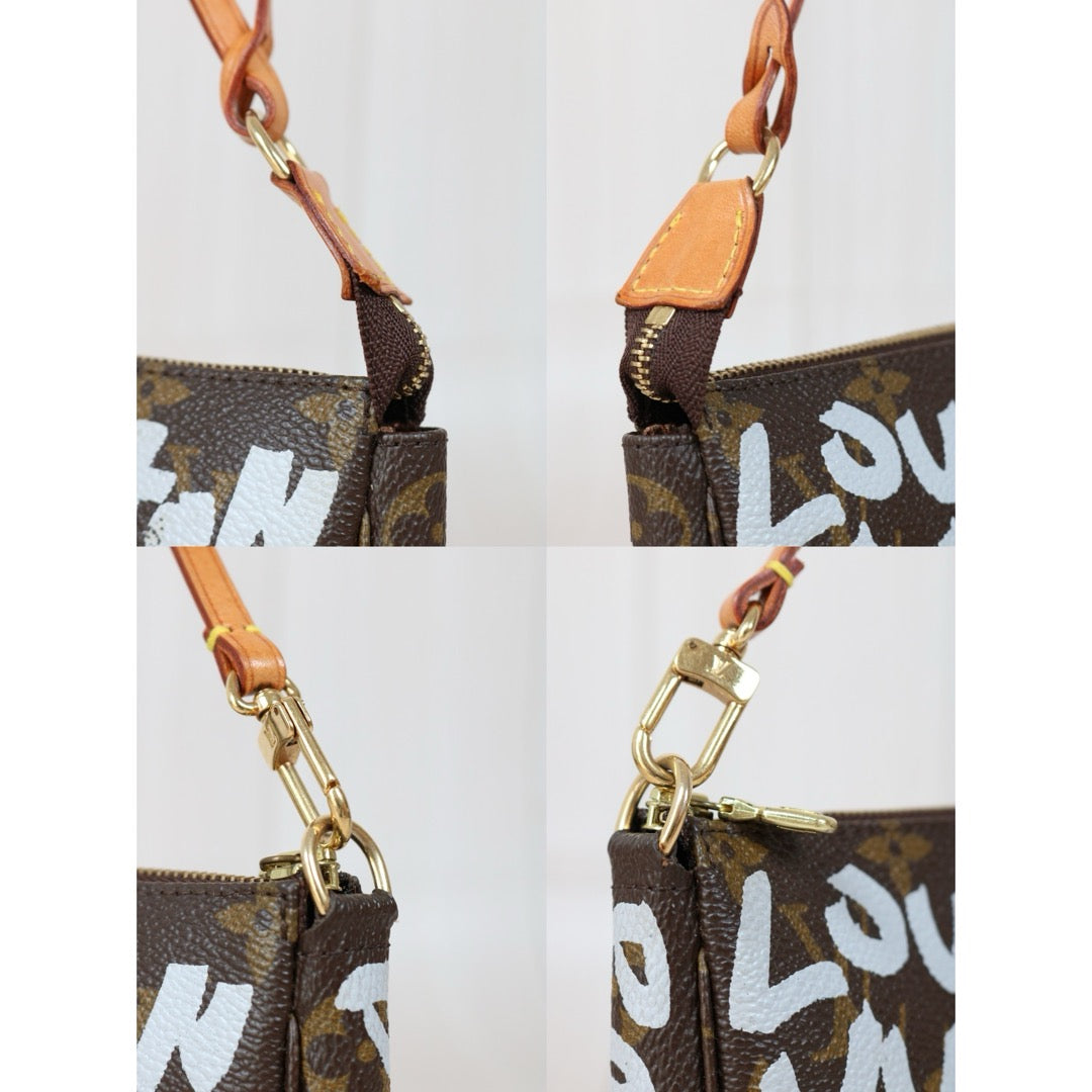 Good ( Rank AB) ｜ LV Spring Summer Collection Monogram Graffiti Pochette Accessoires ｜S24091902