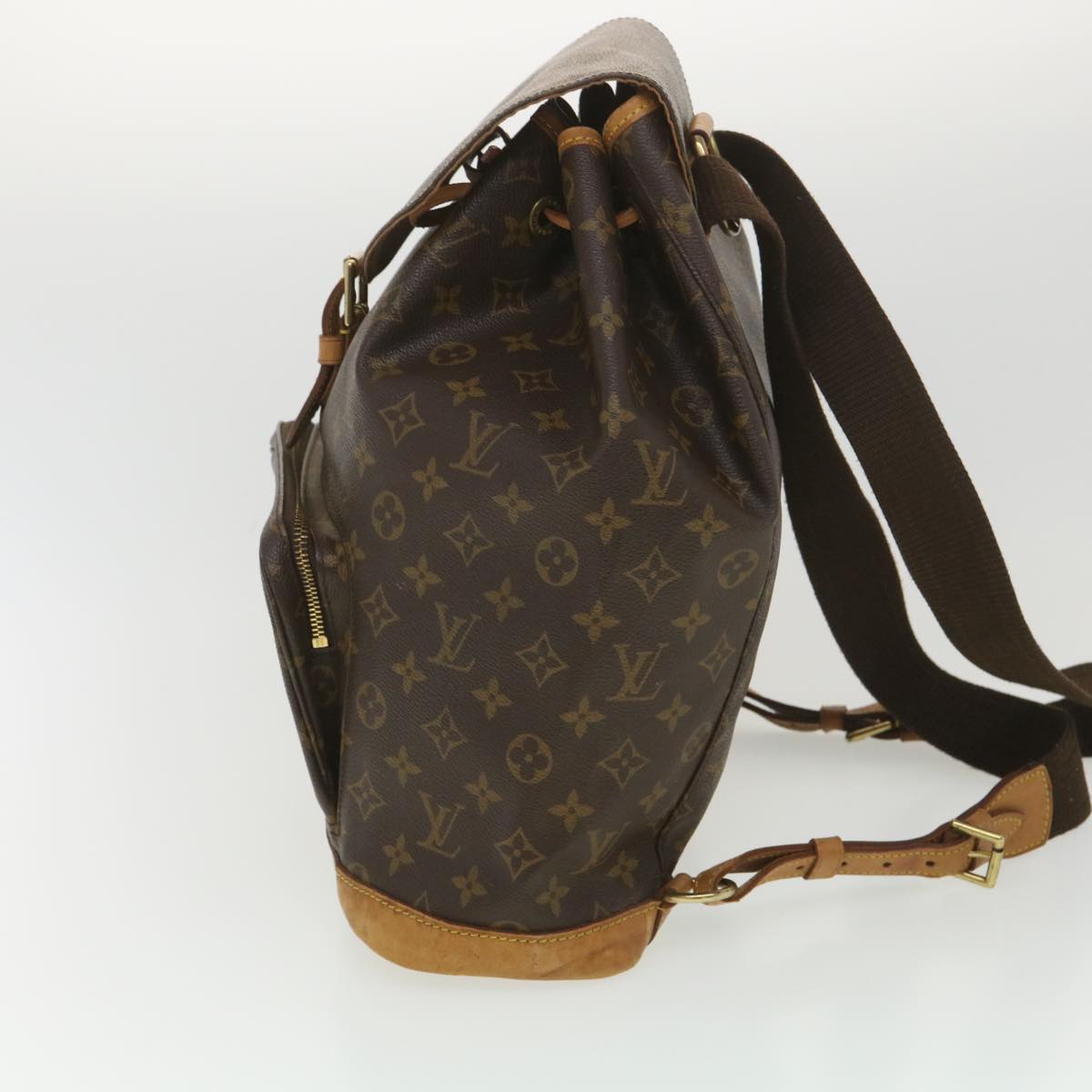 LOUIS VUITTON Monogram Montsouris GM Backpack M51135 LV Auth 38680