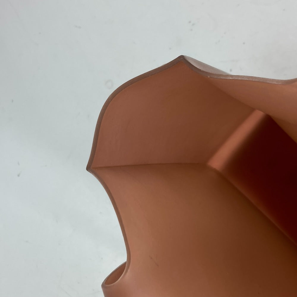 CHANEL Tote Bag rubber Brown logo