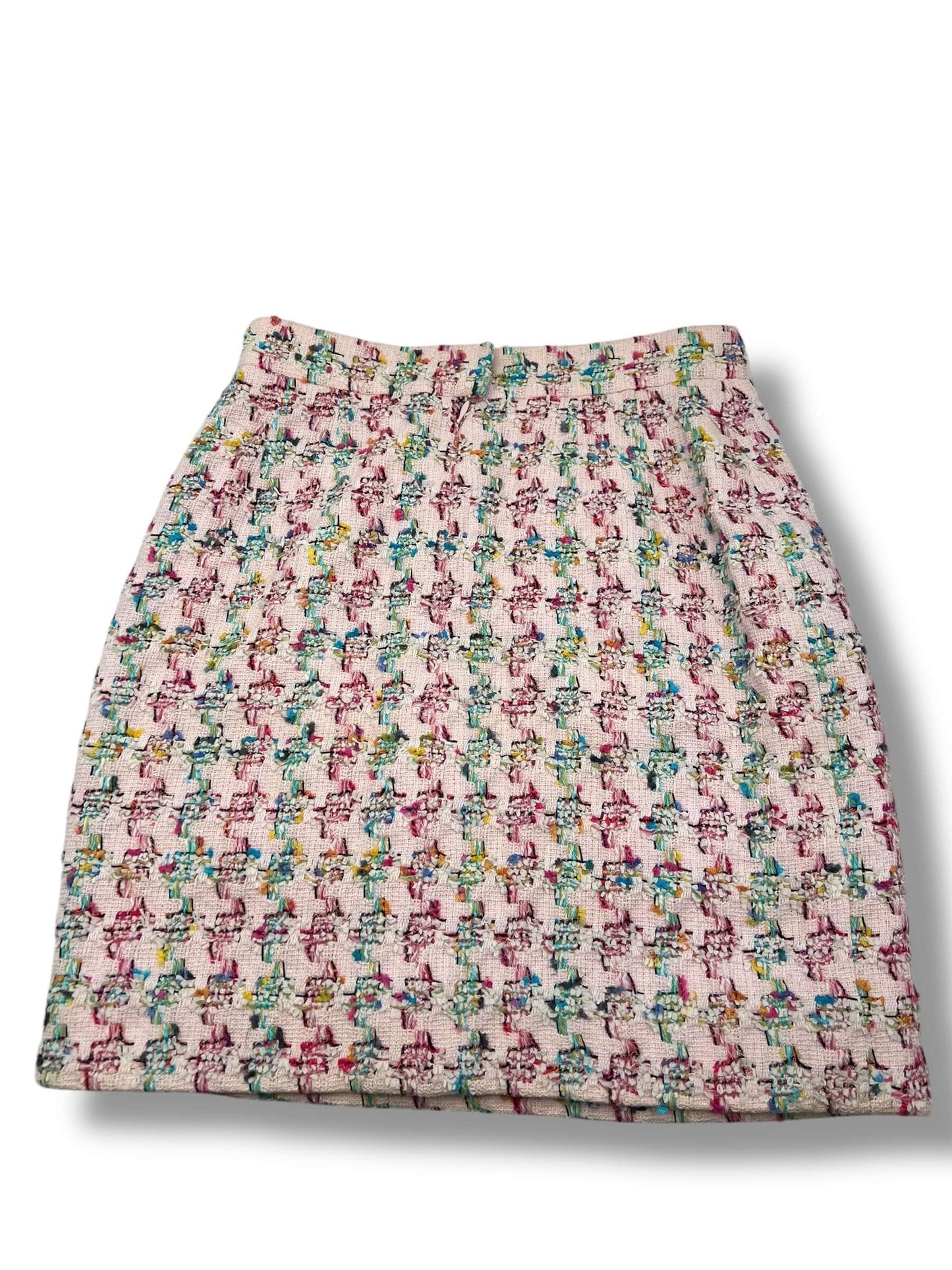 Chanel - Jupe en tweed rose T40