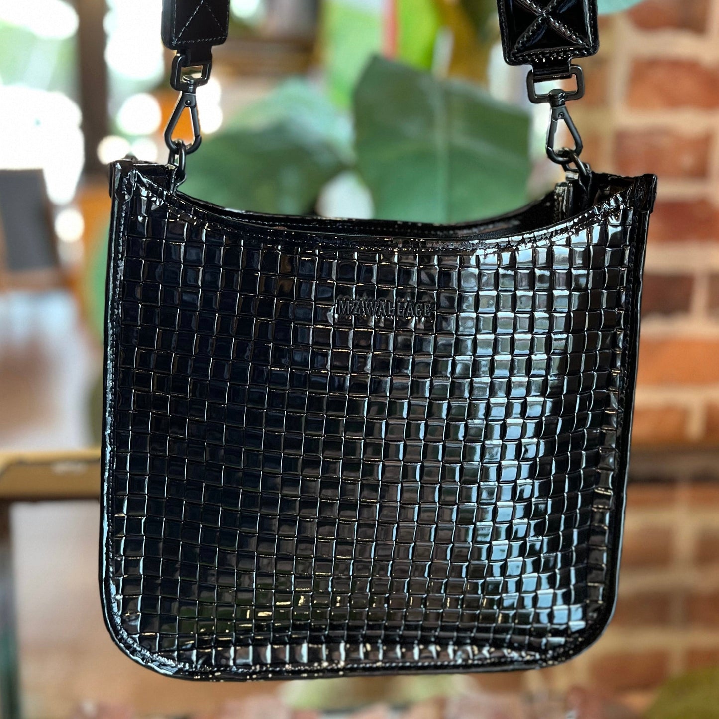 MZ WALLACE Box Black Crossbody