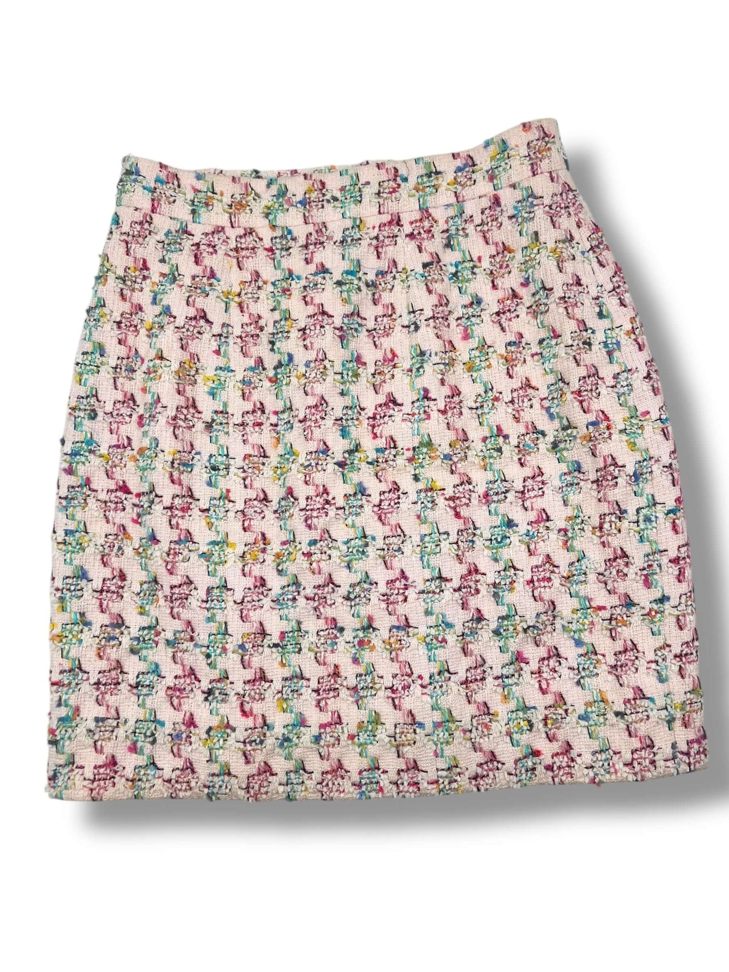 Chanel - Jupe en tweed rose T40