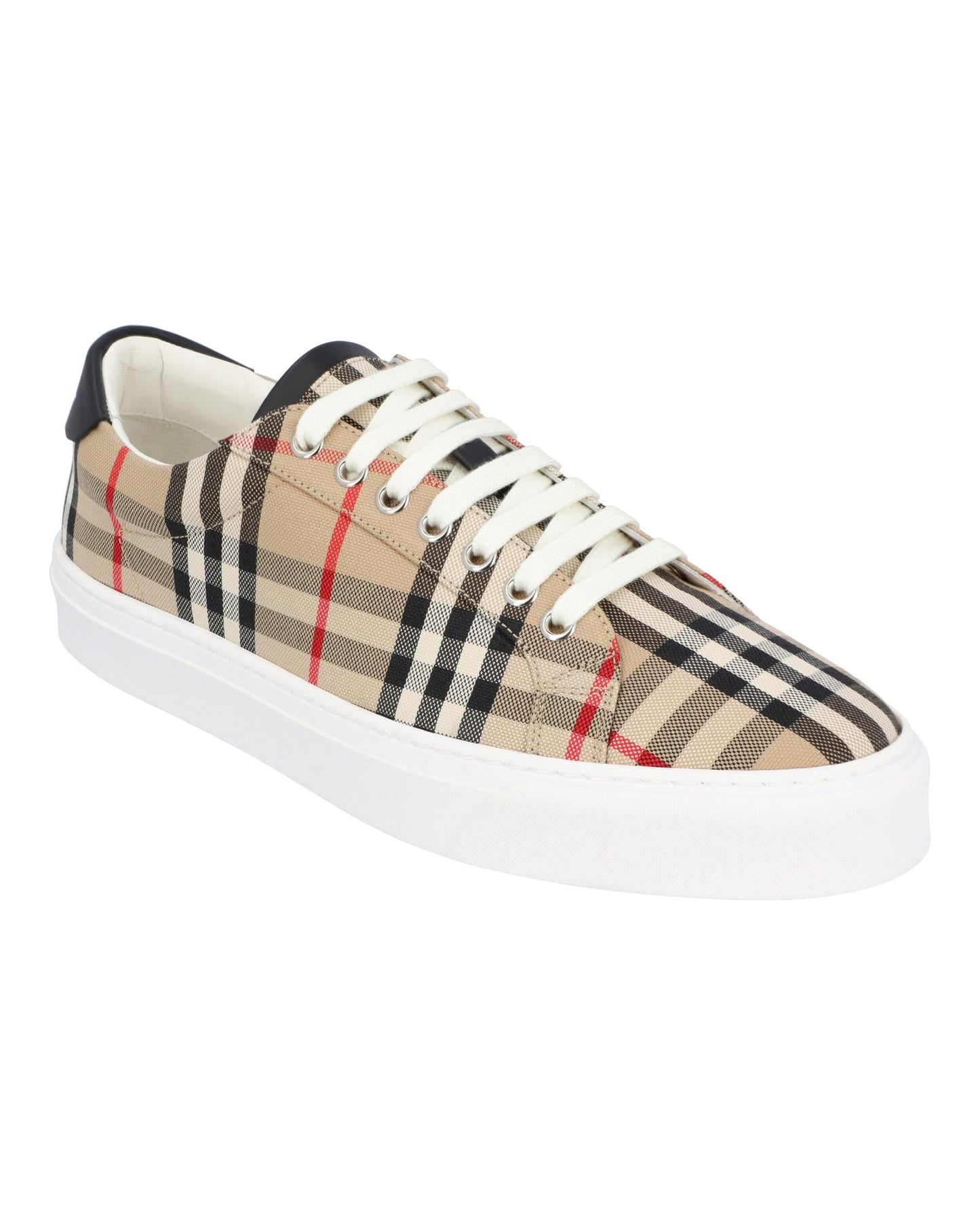 Burberry Arthur Check LowTop Sneakers Men Brown | Beige 45.5 brown | beige