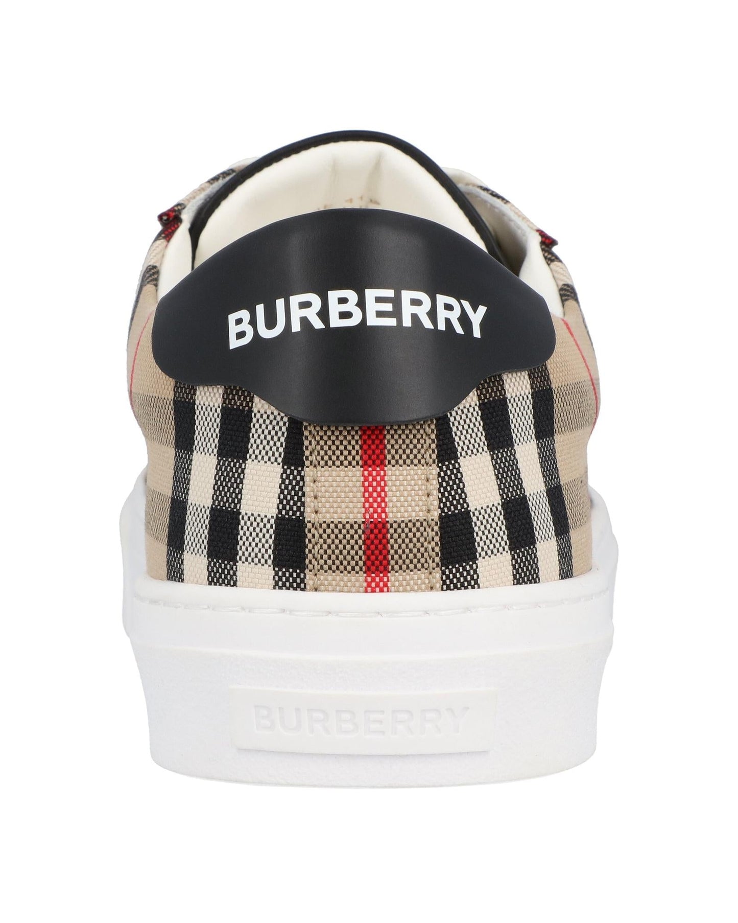 Burberry Arthur Check LowTop Sneakers Men Brown | Beige