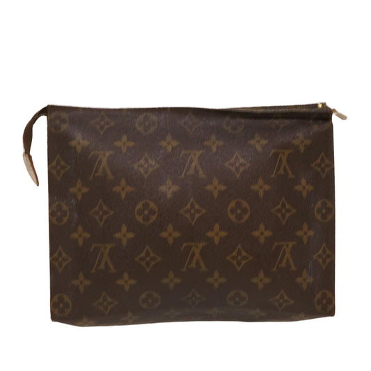 LOUIS VUITTON Monogram Poche Toilette 26 Pouch M47542 LV Auth 38865