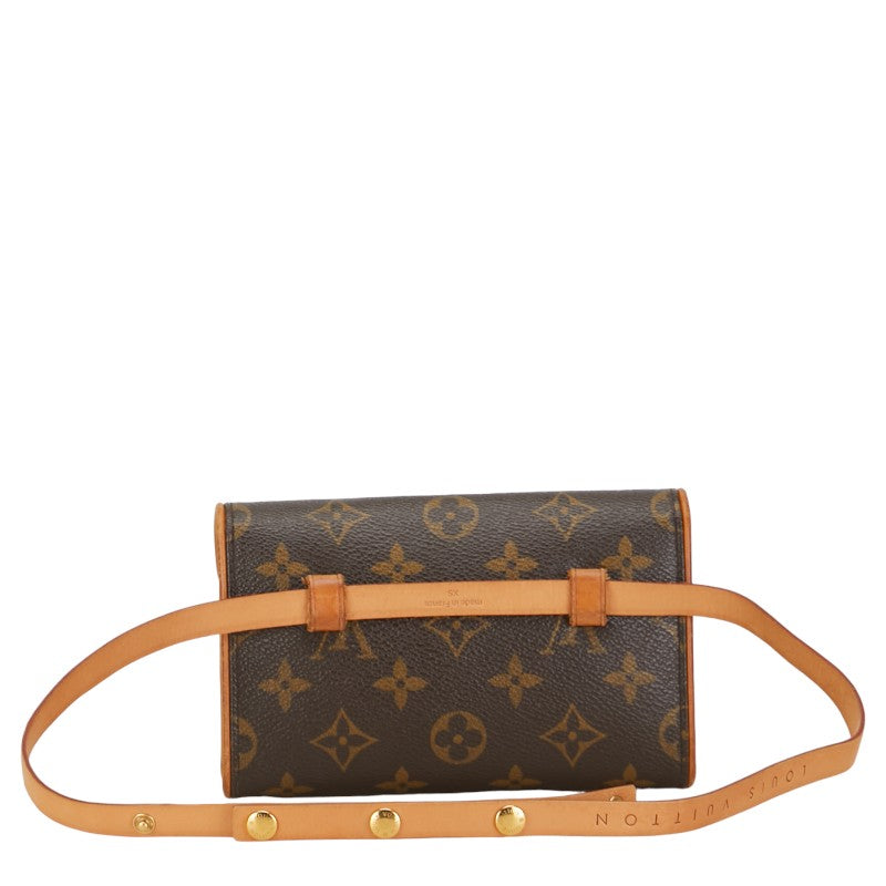 Louis Vuitton Monogram Pochette Florentine XS Waistbag M51855 Brown PVC Leather  Louis Vuitton