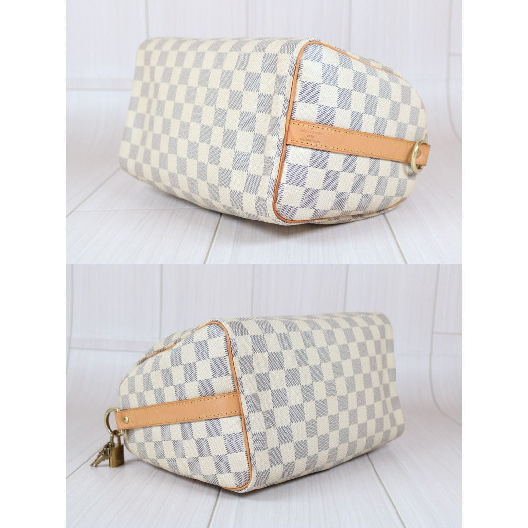 Good ( Rank AB)｜ LV Azul Speedy 25 Hand Bag With Shoulder Strap ｜S24092501