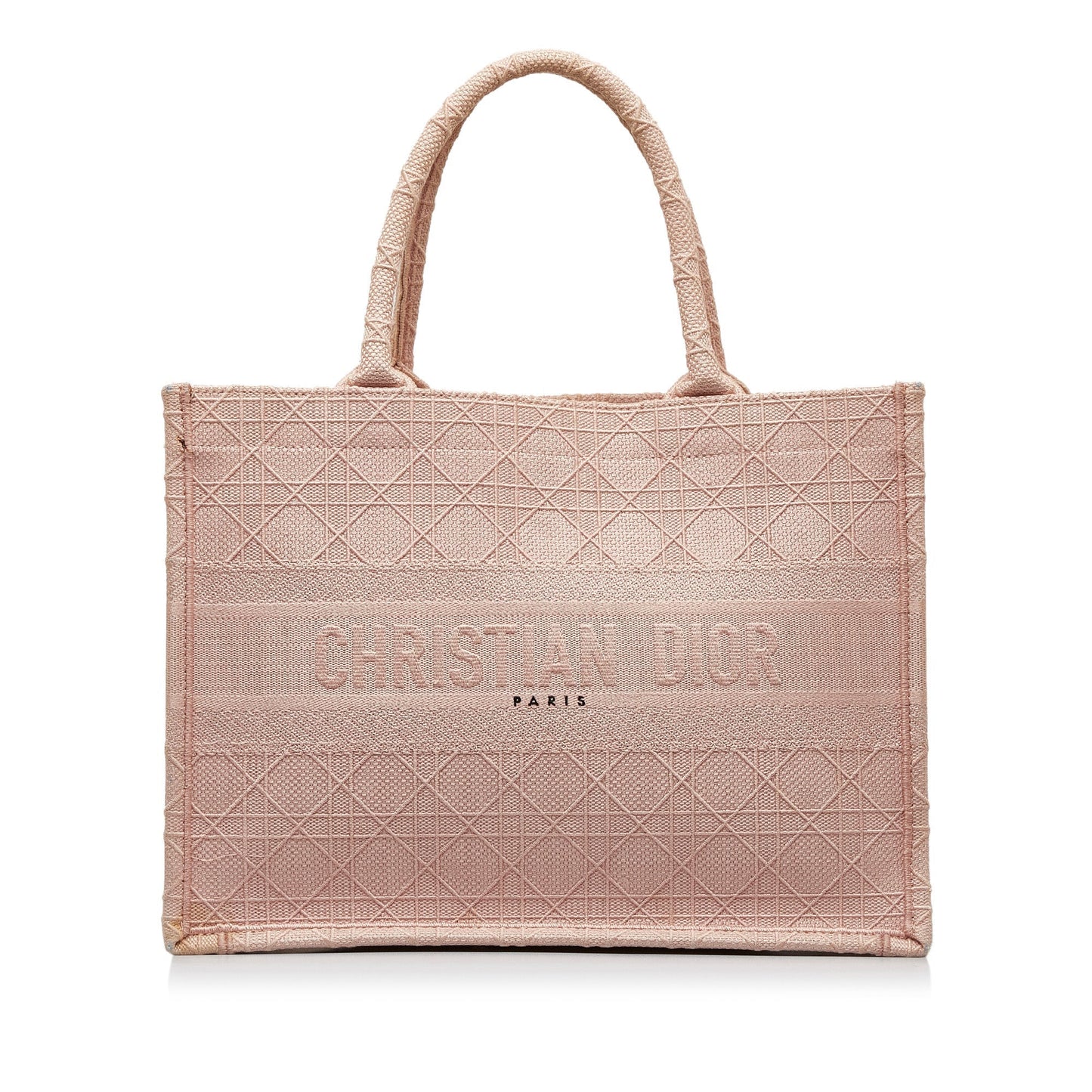 DIOR Medium Cannage Embroidered Book Tote Tote Bag