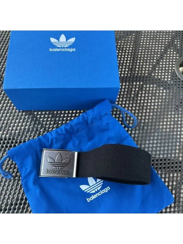 Luxury Balenciaga  Skater Belt Black