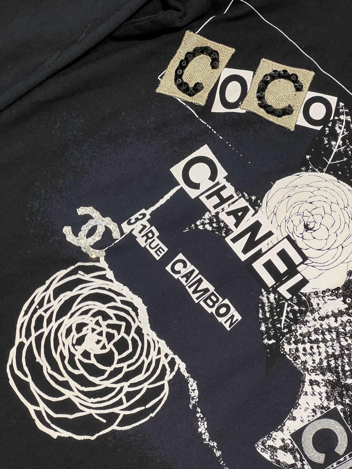 Chanel - T-shirt manches longues T36