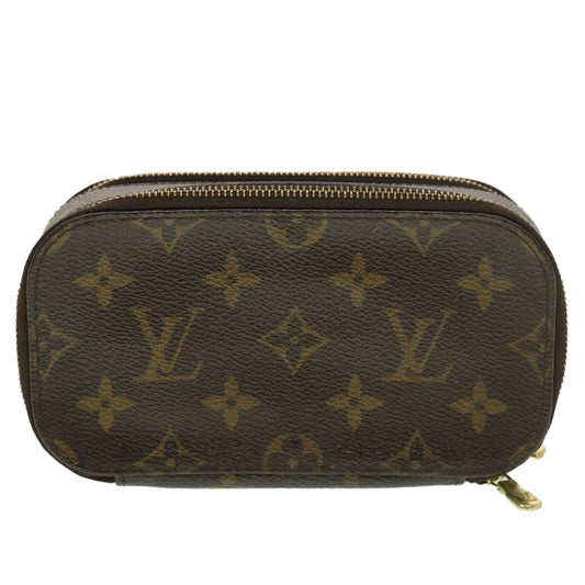 LOUIS VUITTON Monogram Trousse Brush PM Cosmetic Pouch M47510 LV Auth 39154